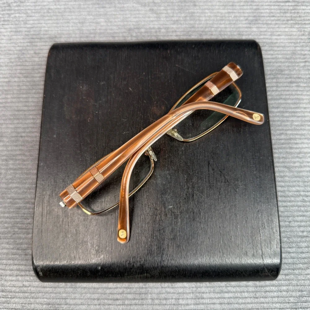Vogue VO 3713 813 Rose Gold Brown Rectangular Y2K‎ Eyeglasses Frames 51-17-135